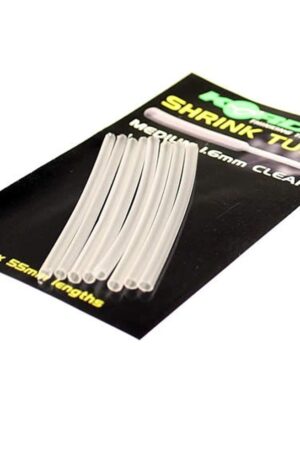 Korda-Schrumpfschlauch transparent – 1,6 mm – für Hakengrößen 1/2/4